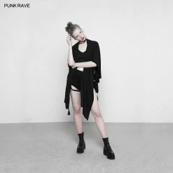 Punk Rave Store Astrologers Series Printing Moon Design Punk Cloak Multi-use Shawl Suntan-Proof Wear