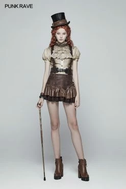 Punk Rave Store Lovely Steamy Ruffled Punk Miniskirt 23 Punk Rave Store Lovely Steamy Ruffled Punk Miniskirt