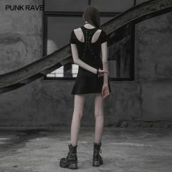 Punk Rave Store Punk Rave Corn Tie Rope Knitted Dress