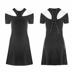 Punk Rave Store Punk Rave Corn Tie Rope Knitted Dress