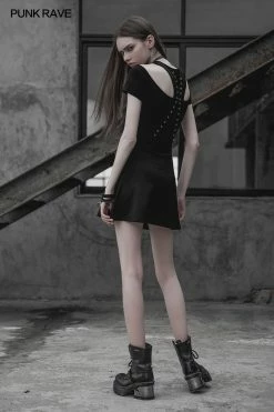 Punk Rave Store Punk Rave Corn Tie Rope Knitted Dress