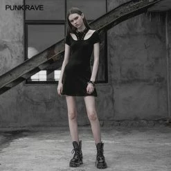 Punk Rave Store Punk Rave Corn Tie Rope Knitted Dress