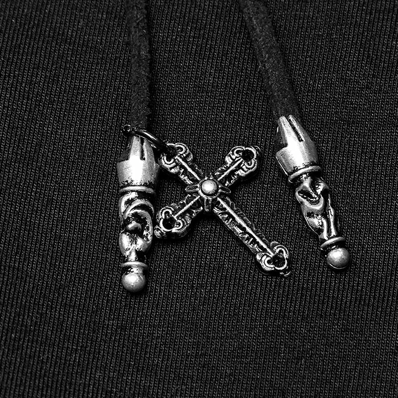 Punk Rave Store T Tie The Rope Strapless Long Sleeve Bottoming Shirts 7 Punk Rave Store T Tie The Rope Strapless Long Sleeve Bottoming Shirts