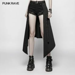 Punk Rave Store Punk Daily Half Skirt Accessories