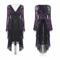 Punk Rave Store Gothic Goddess Classical Mid-length Dress 20 Punk Rave Store Gothic Goddess Classical Mid-length Dress