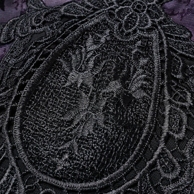 Punk Rave Store Gothic Goddess Classical Mid-length Dress 12 Punk Rave Store Gothic Goddess Classical Mid-length Dress