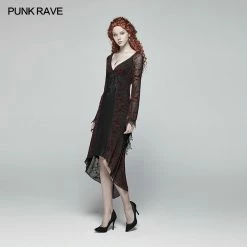 Punk Rave Store Gothic Goddess Classical Mid-length Dress