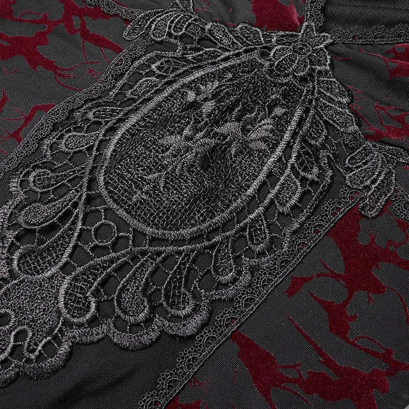 Punk Rave Store Gothic Goddess Classical Mid-length Dress 6 Punk Rave Store Gothic Goddess Classical Mid-length Dress