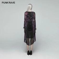 Punk Rave Store Gothic Goddess Classical Mid-length Dress 19 Punk Rave Store Gothic Goddess Classical Mid-length Dress