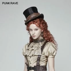 Punk Rave Store Steampunk Necklines Vintage Ruffled Collar