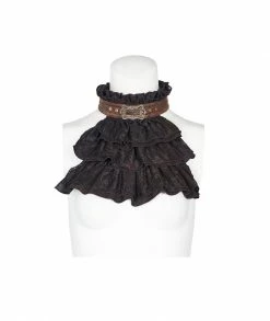 Punk Rave Store Steampunk Necklines Vintage Ruffled Collar