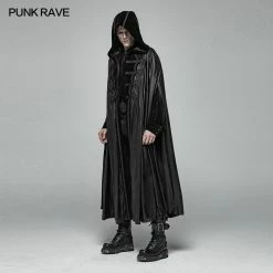 Punk Rave Store Gothic Mens Black Retro Mystic Cloak