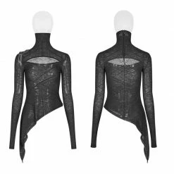 Punk Rave Store Womens Slim Punk Translucent T-Shirt 12 Punk Rave Store Womens Slim Punk Translucent T-Shirt