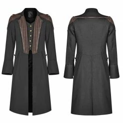 Punk Rave Store Steampunk Mens Mid-length Coat 12 Punk Rave Store Steampunk Mens Mid-length Coat