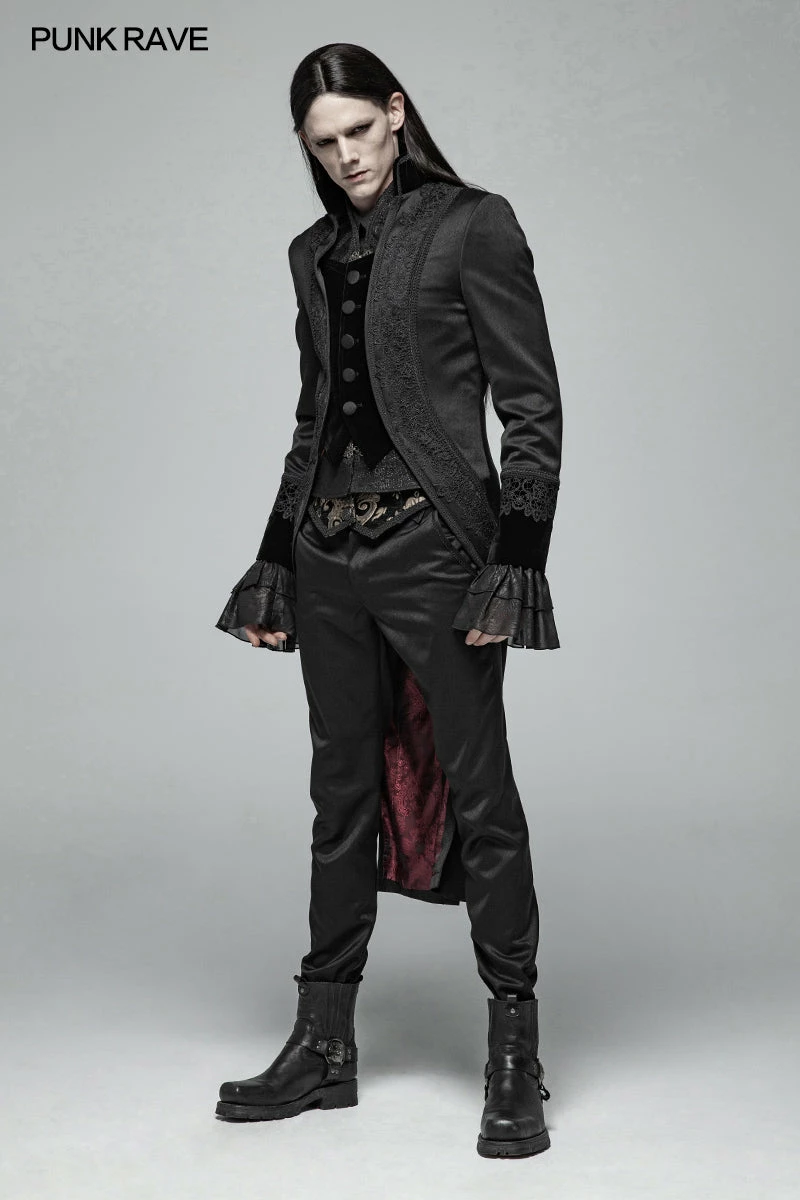 Punk Rave Store Gorgeous Gothic Swallow Tail Coat 8 Punk Rave Store Gorgeous Gothic Swallow Tail Coat