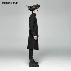 Punk Rave Store Steampunk Stand-up Collar Mid-length Coat