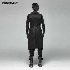 Punk Rave Store Steampunk The Rope Long Zipper Vest
