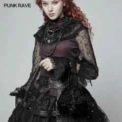 Punk Rave Store Gorgeous Gothic Small Tote Bucket Bag