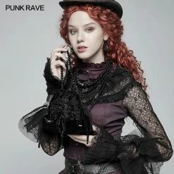Punk Rave Store Gorgeous Gothic Small Tote Bucket Bag