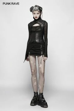 Punk Rave Store Steampunk Vintage Floral Lace-up Vest 13 Punk Rave Store Steampunk Vintage Floral Lace-up Vest