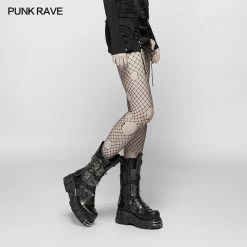 Punk Rave Store Steampunk Asymmetric Lace-up Skirt