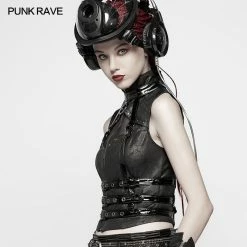 Punk Rave Store Women Punk Spine Shaped Accessory