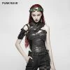 Punk Rave Store Punk High Neck Pu Warrior Shoulder Accessory