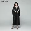 Punk Rave Store Sexy Goth Lace-up V Neck Long Sleeves Long Dress