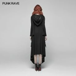 Punk Rave Store Gothic Bat Wing Hooded Long Sleeves Asymmetrical Dress Gothic Vampire 14 Punk Rave Store Gothic Bat Wing Hooded Long Sleeves Asymmetrical Dress Gothic Vampire