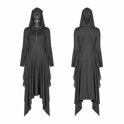 Punk Rave Store Gothic Bat Wing Hooded Long Sleeves Asymmetrical Dress Gothic Vampire 15 Punk Rave Store Gothic Bat Wing Hooded Long Sleeves Asymmetrical Dress Gothic Vampire