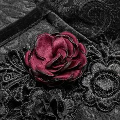 Punk Rave Store Gothic Womens Corset Gothic Sweetheart Neck Jacquard Corset