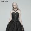Punk Rave Store Gothic Womens Corset Gothic Sweetheart Neck Jacquard Corset