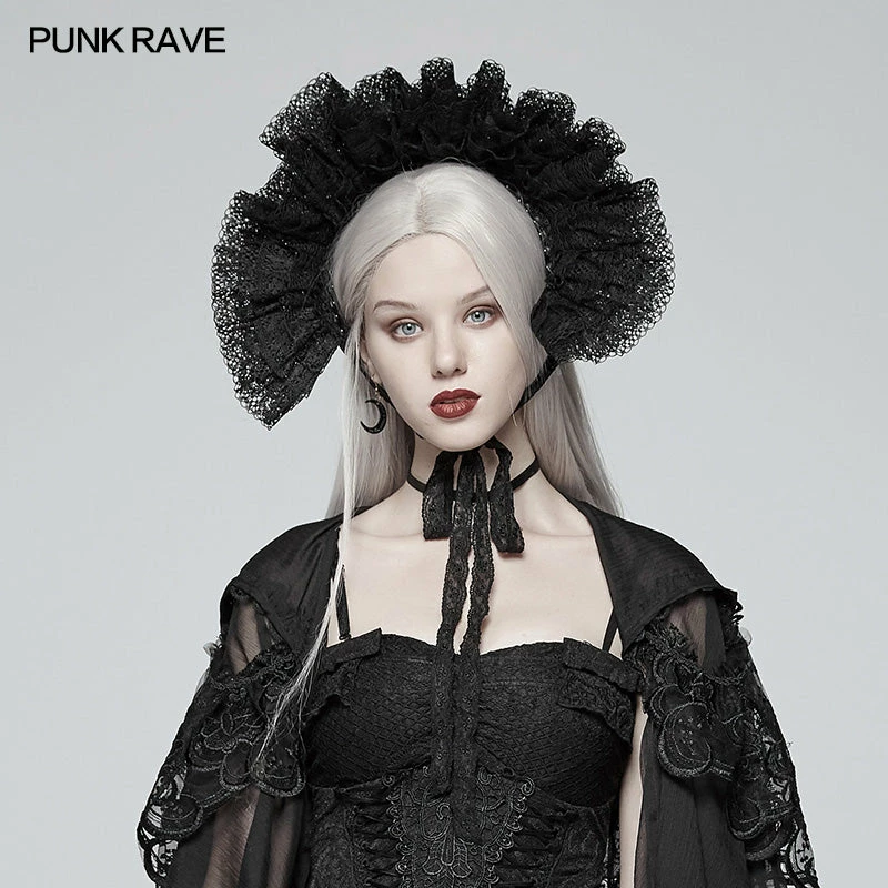 Punk Rave Store Victoria Ruffle Lace Decoration Collar Collars & Chokers 5 Punk Rave Store Victoria Ruffle Lace Decoration Collar Collars & Chokers