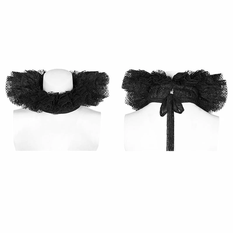 Punk Rave Store Victoria Ruffle Lace Decoration Collar Collars & Chokers 6 Punk Rave Store Victoria Ruffle Lace Decoration Collar Collars & Chokers