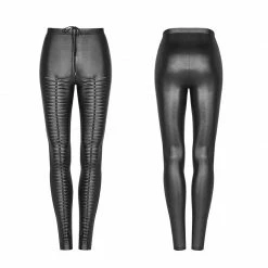 Punk Rave Store Gothic Devil Footprints Leggings Split Pants