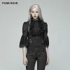 Punk Rave Store Gothic Standing Collar Short Coat 2 Punk Rave Store Gothic Standing Collar Short Coat