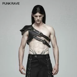 Punk Rave Store Steampunk Thick Three-dimensional Armor One Shoulder Strap