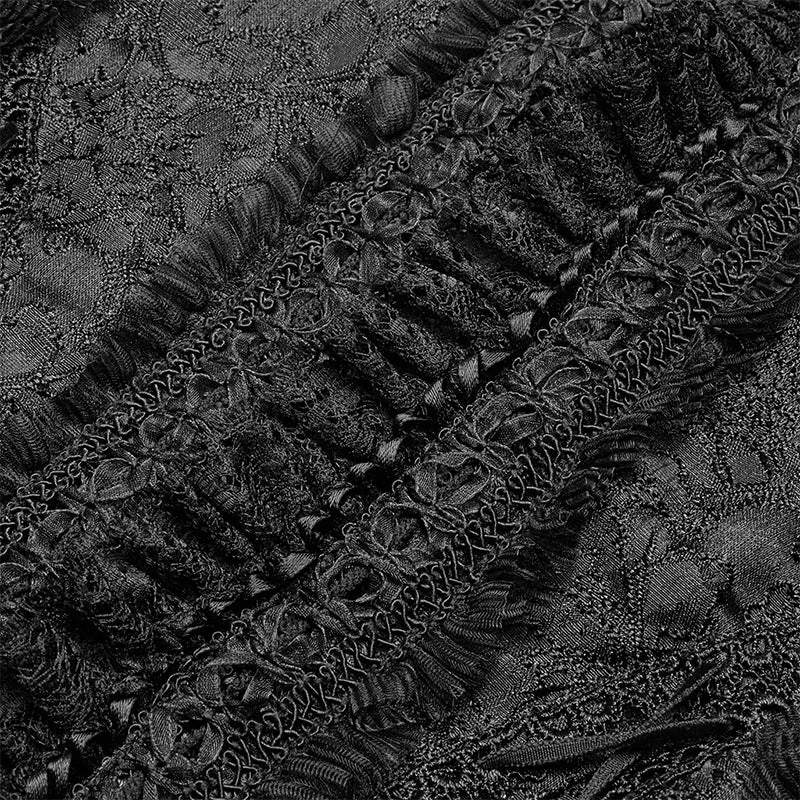 Punk Rave Store Sexy Deep V Collar Vest Lolita Women Lace High Standing Collar Waistcoat 7 Punk Rave Store Sexy Deep V Collar Vest Lolita Women Lace High Standing Collar Waistcoat