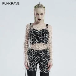 Punkravestore Punk Daily Big Mesh T-shirt