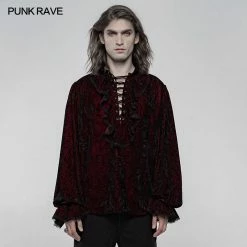 Punkravestore Velvet Gothic Shirt 17 Punkravestore Velvet Gothic Shirt