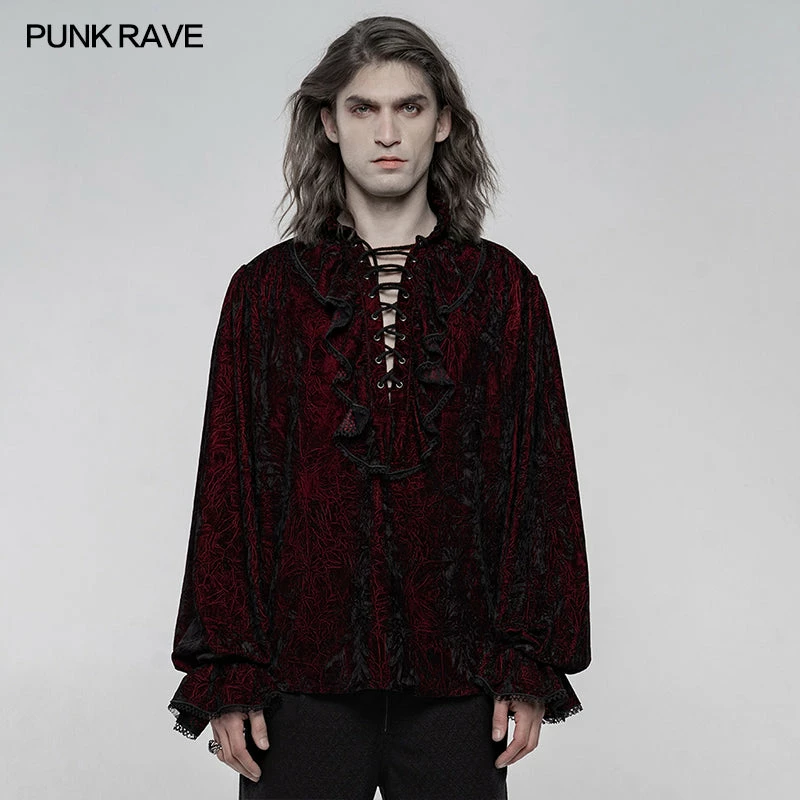 Punkravestore Velvet Gothic Shirt 8 Punkravestore Velvet Gothic Shirt