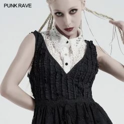 Punkravestore Gothic Independent Lace Collar Women
