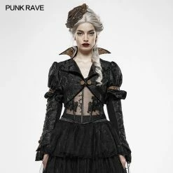 Punk Rave Store Steampunk Desperate Crisis Short Coat