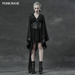 Punkravestore Gothic Asymmetrical Kimono