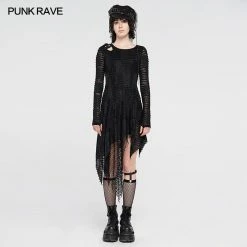 Punkravestore Dark Snakescale Shadow Flower Dress