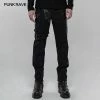 Punkravestore SteamPunk Punk Personality Elastic Trousers