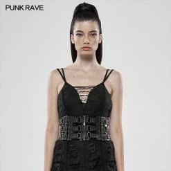 Punk Rave Store Love And Imprisonment Heavy Metal Imprisonment Waist Girdle