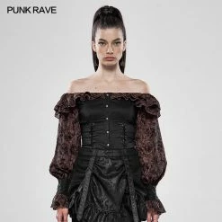 Punk Rave Store Steampunk Plants And Magic Painted Shirts