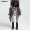 Punkravestore Gothic Lace Mesh Belt