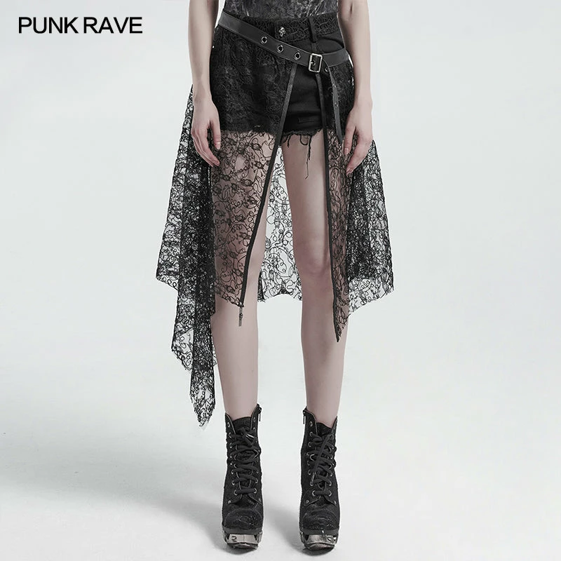 Punkravestore Gothic Lace Mesh Belt 3 Punkravestore Gothic Lace Mesh Belt